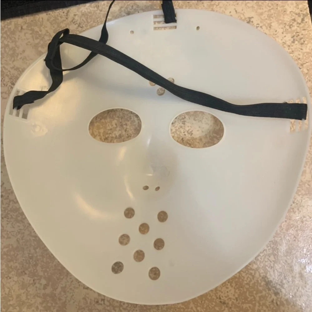 Friday The 13 Jason White Mask.
